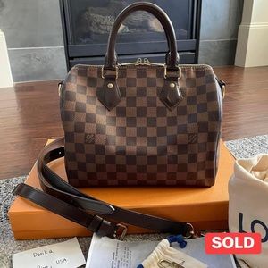 Louis Vuitton Speedy Bandolier 25